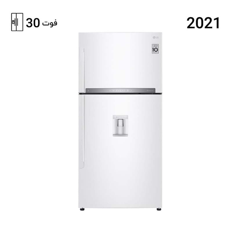 یخچال فریزر طرح فریزر بالا 30 فوت ال جی مدل GR-F882HBHU