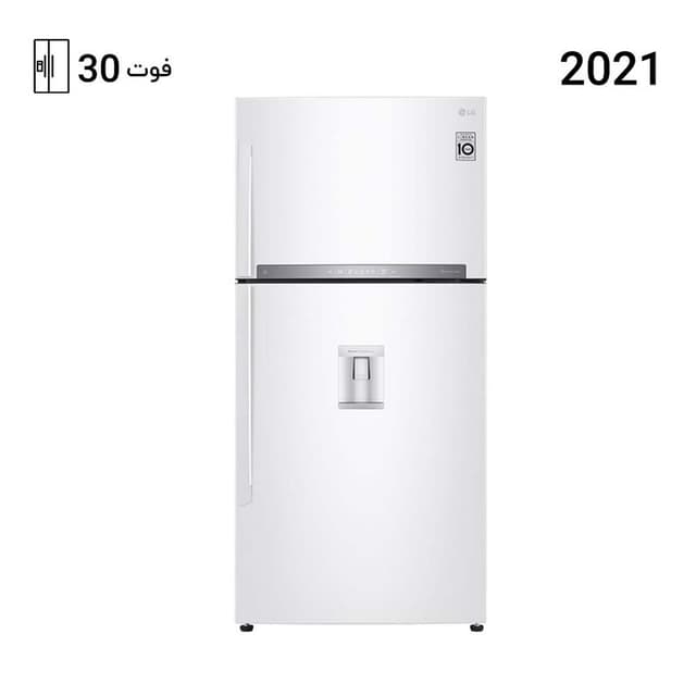 یخچال فریزر طرح فریزر بالا 30 فوت ال جی مدل GR-F882HBHU